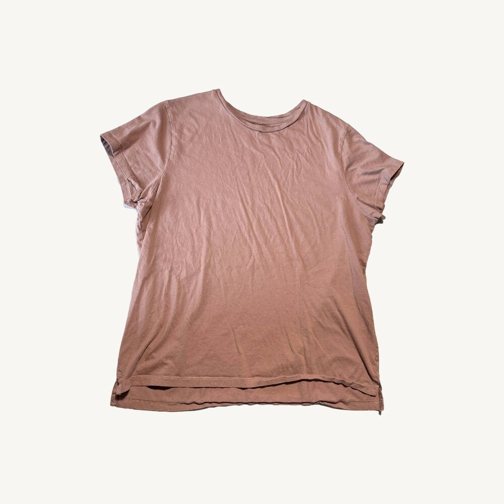 Bench Pink ish Mauve Cotton T-Shirt Short Sleeve Size Extra Large